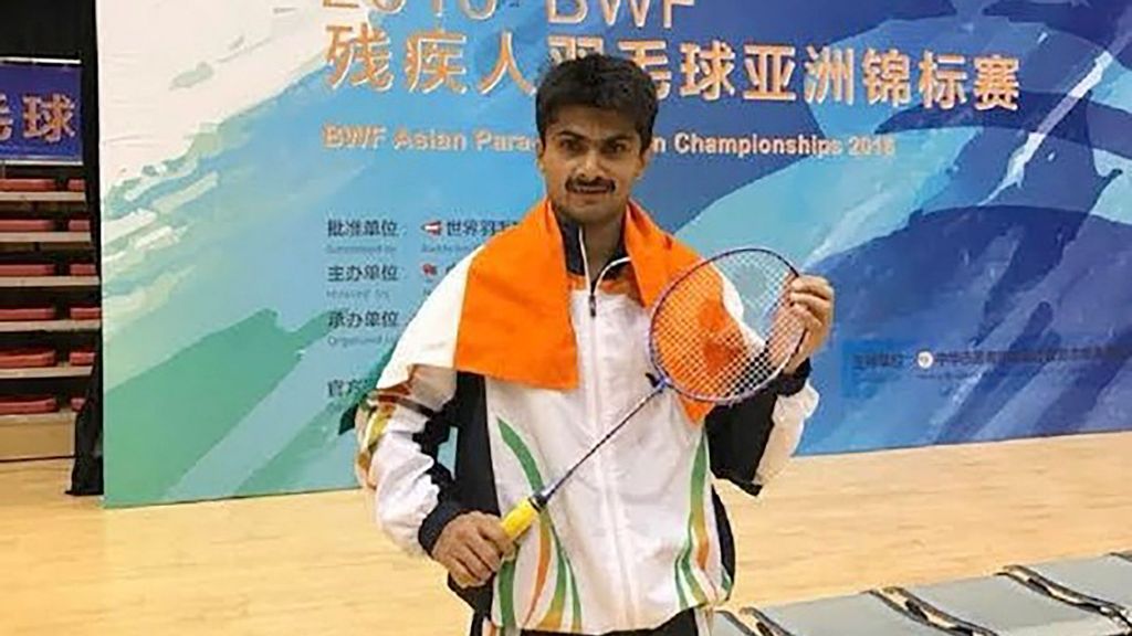 Para-badminton player Suhas L. Yathiraj. (ANI)